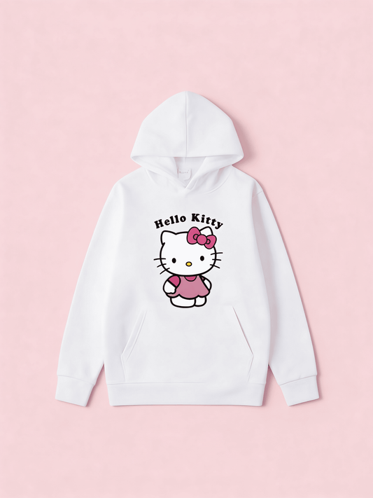 Hey Kitty Mikina Bílá