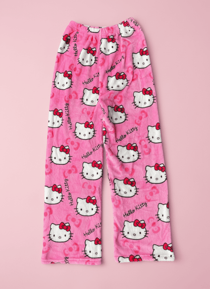 Hey Kitty Pyžamo Kalhoty - Pink/Růžové